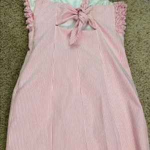 Lilly Pulitzer strapless seersucker dress